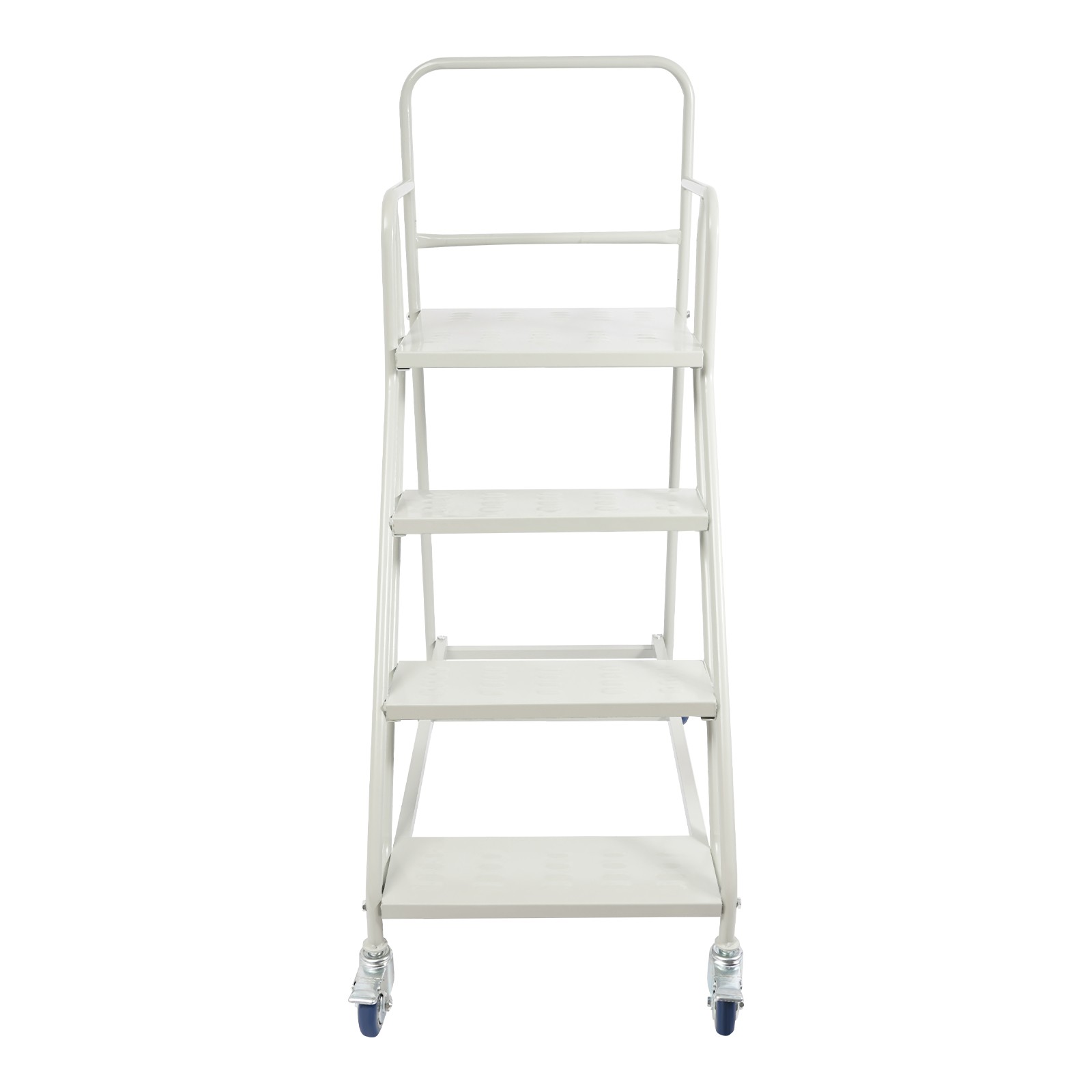 400kg 4 Step Rolling Stair Industrial & Warehouse Stair Ladder Floor Standing