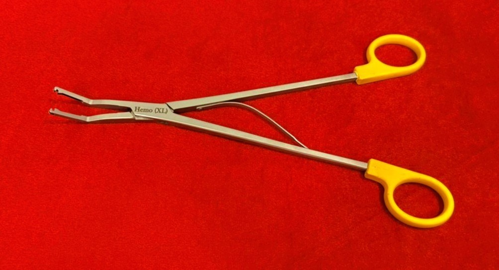 Laparoscopic Open Surgery Hem-O-Lok Applier Yellow (XL Size) – Medical Tool