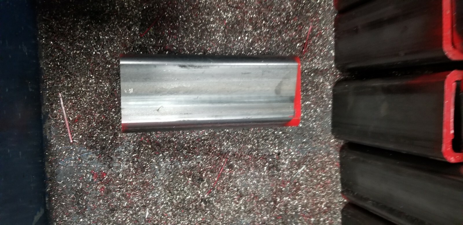 2-1/2in x 2-1/2in x 1/4in Wall Steel Square Tube 6″in Piece receiver hitch tube