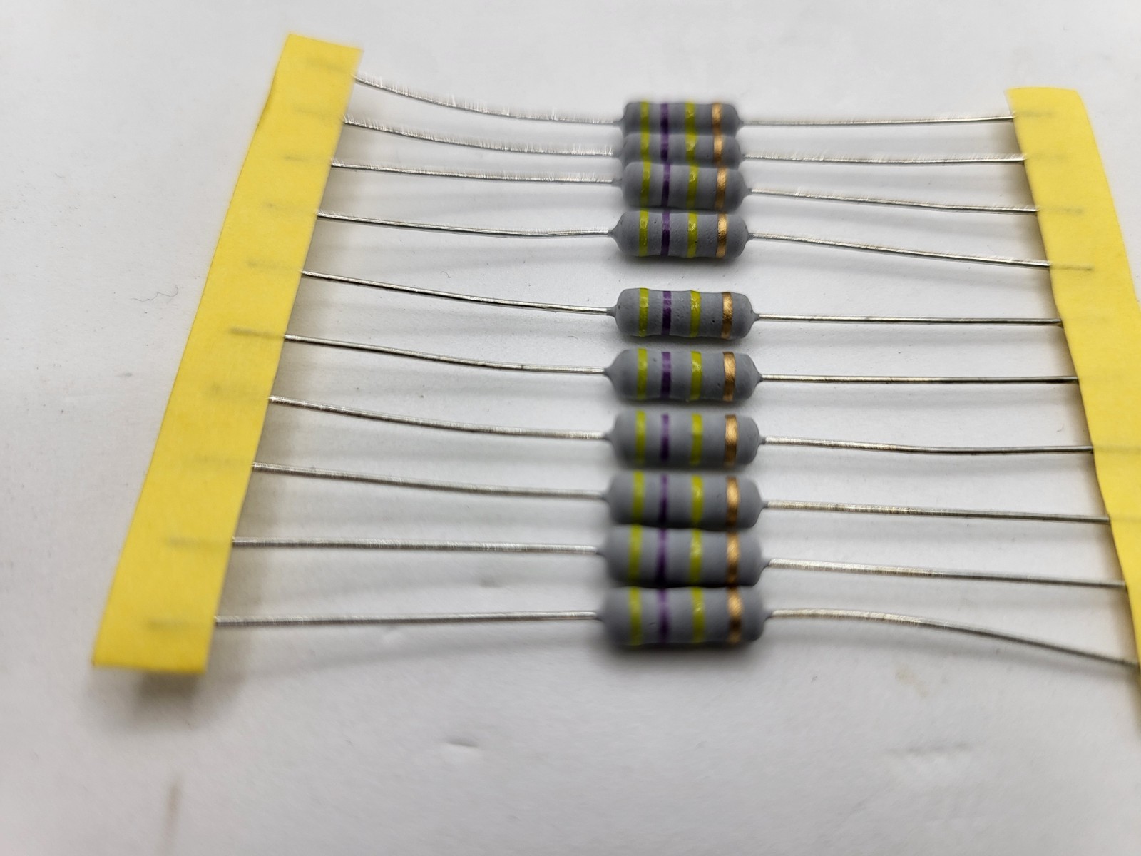100 resistors per pack 1/2W Flameproof Resistors. You chose value