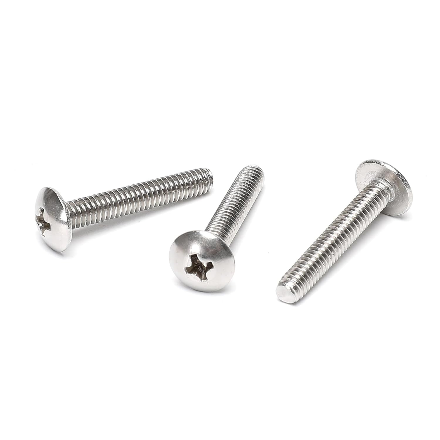 100Pcs #8-32 X 1 Truss Head Machine Screws for Cabinet Drawer Knob Pull Handle,