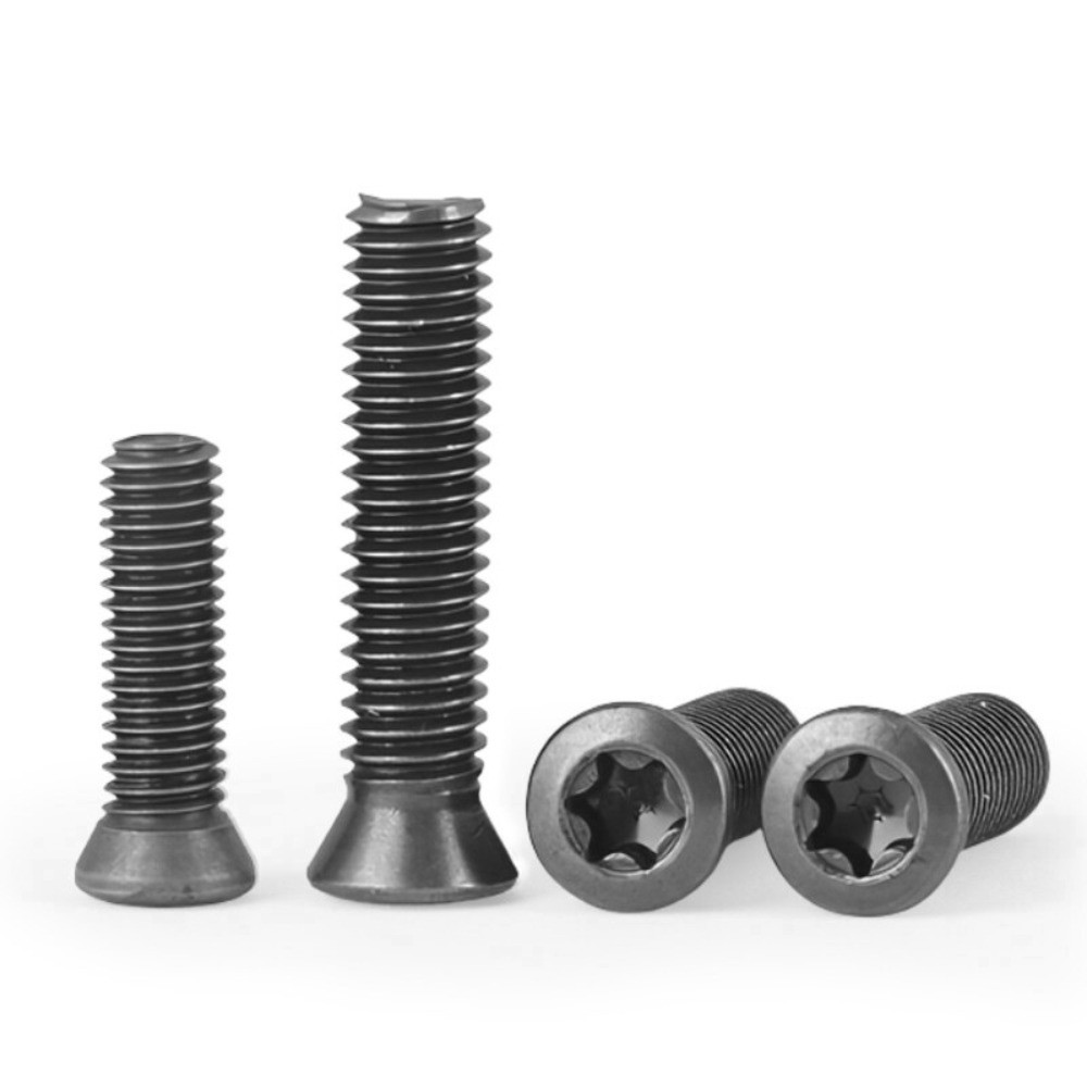M2 M2.5 M3 M3.5 M4 Black Torx Screws for Replaces Carbide Insert CNC Lathe Tools