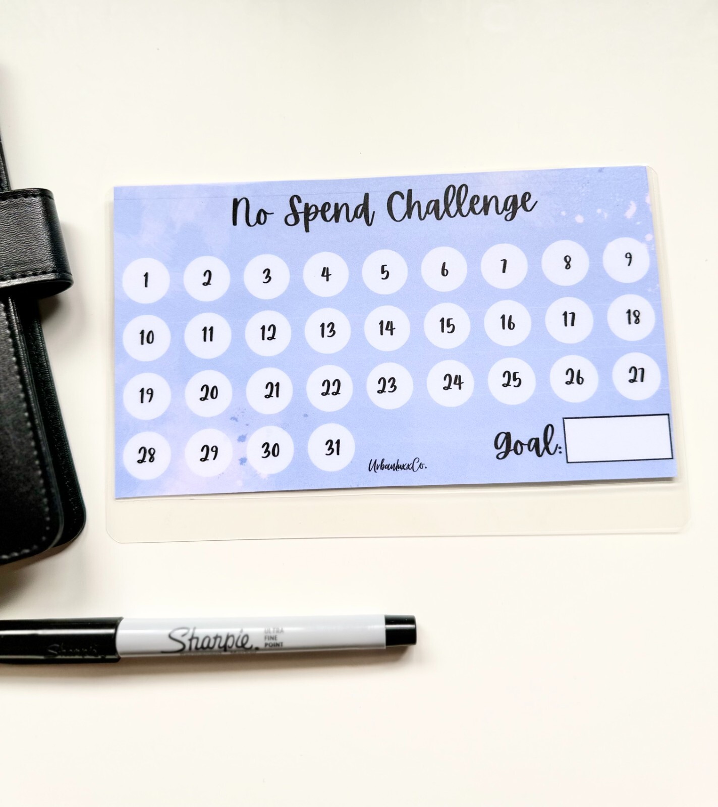No Spend Savings Challenge Laminated Cash Envelope Budget Tracking You Pick