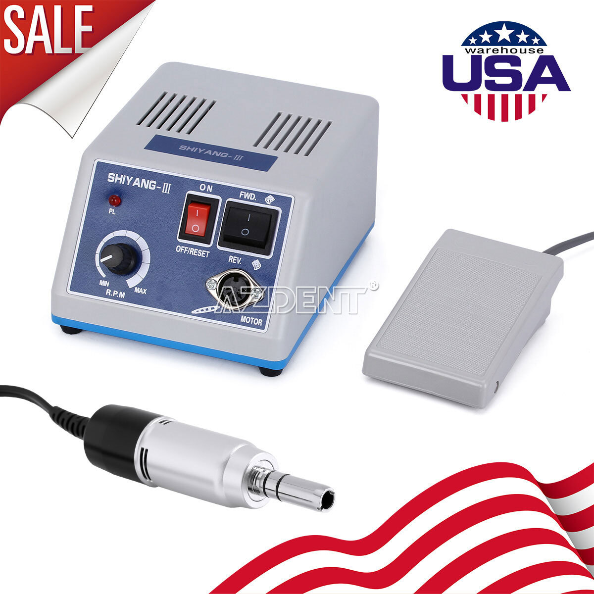 Dental Micromotor N3 Electric 35K RPM Polisher E-Type Handpiece /Polishing Burs