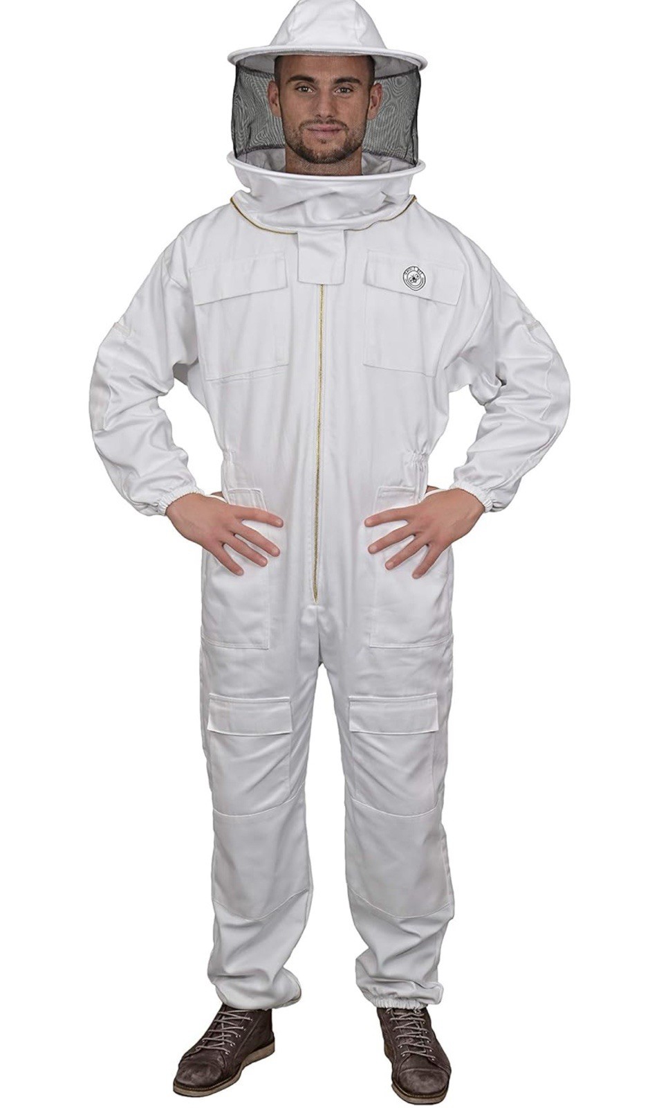 Humble Bee 410 Polycotton Beekeeping Suit with Round Veil 5XL for Beekeepers