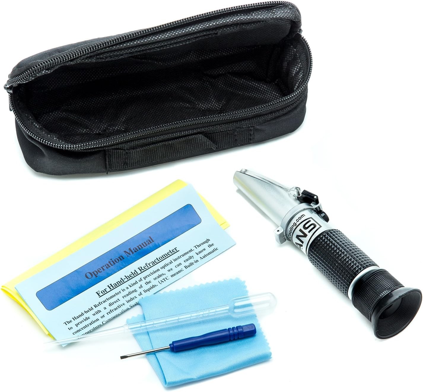EVANS Coolant EC42001 Waterless Prep Fluid, 128 fl. oz Analog Refractometer E21