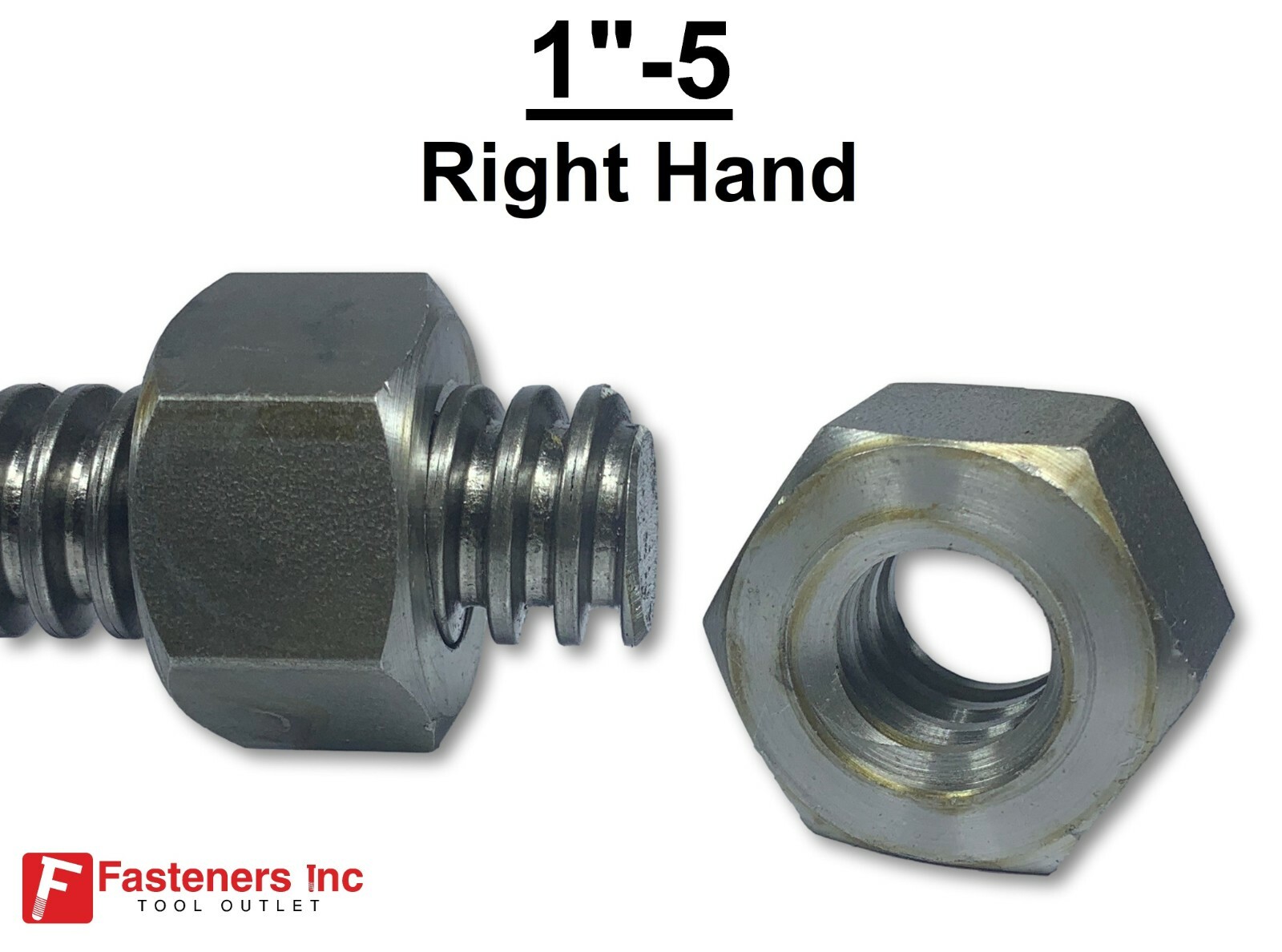 1″-5 Acme Heavy Hex Nut Right Hand 2G for Acme Threaded Rod RH 1-5