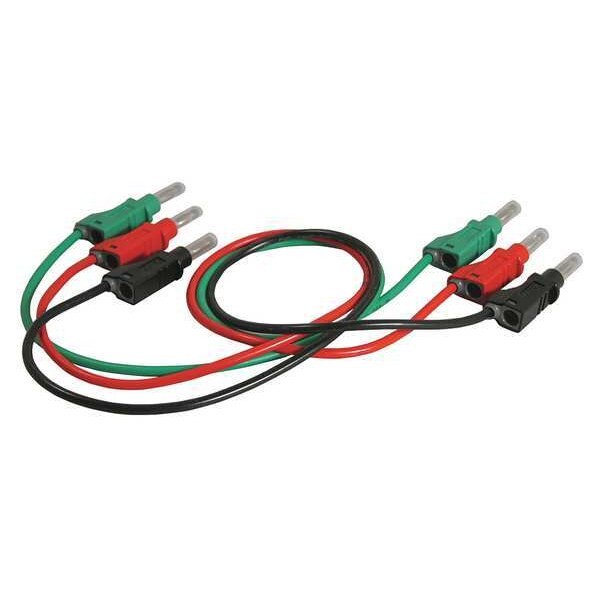 B&k Precision Hook Clip Test Leads, Red/Black/Green, PVC TL 9160 B&k Precision