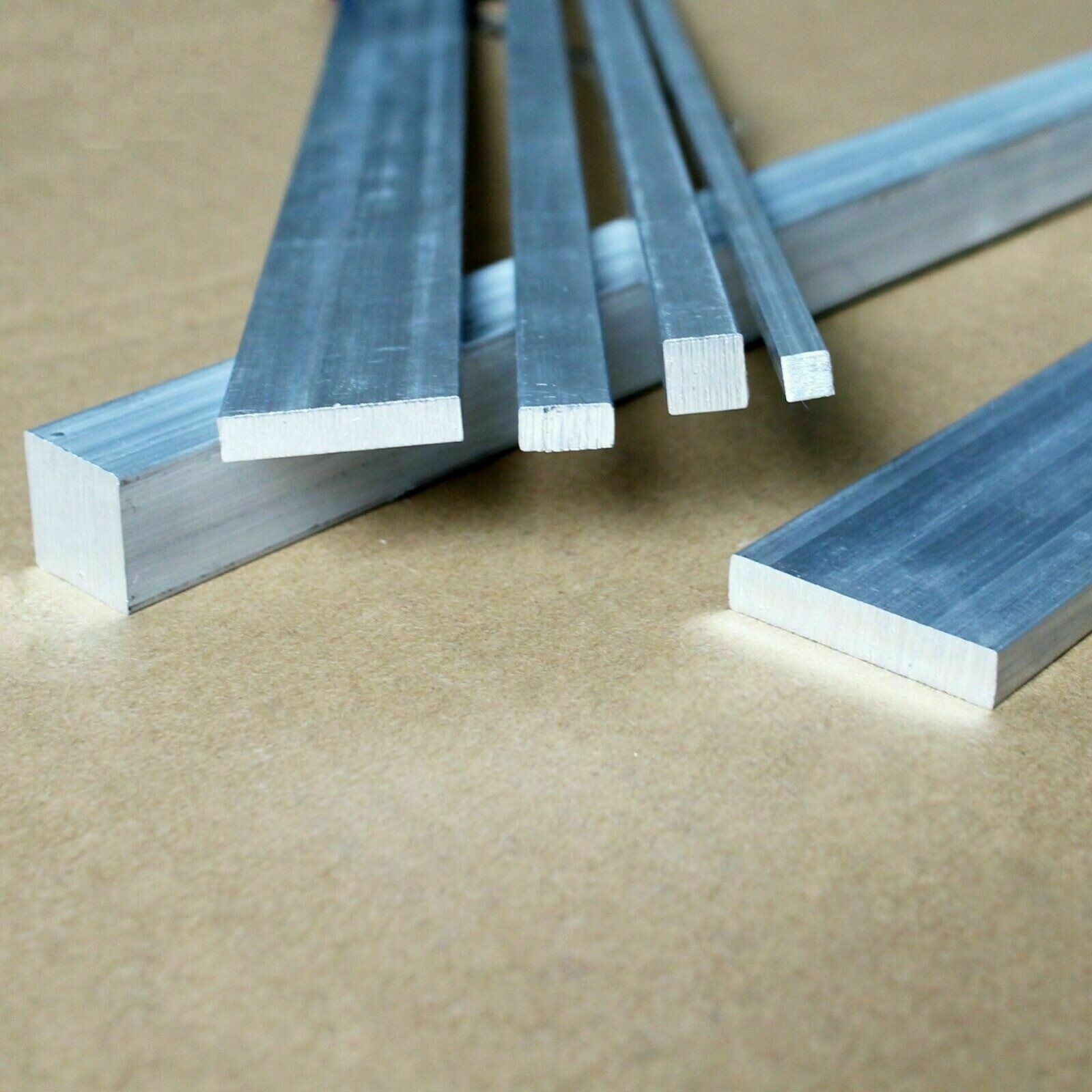 6061 Aluminum Flat, Square Bar Select Size & Lengths