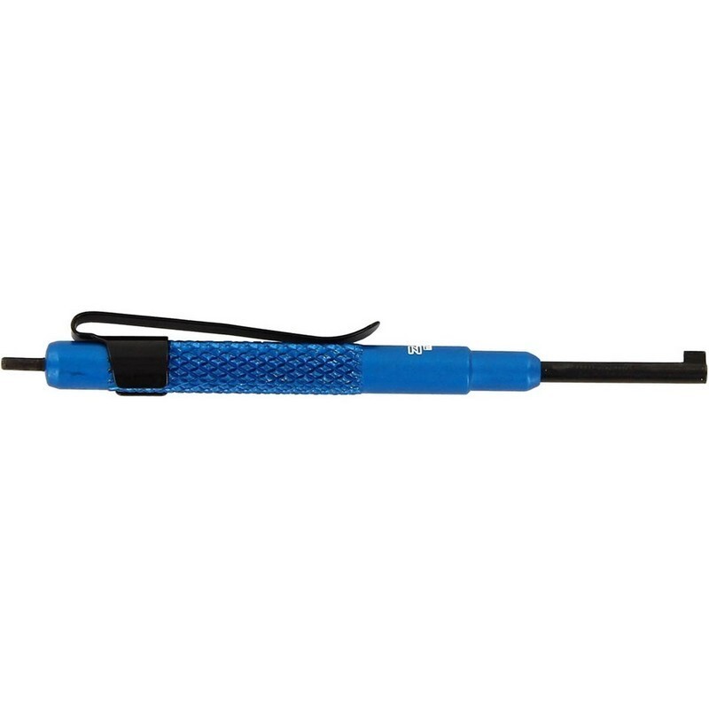 Zak Tool ZT13-BLU Aluminum Pocket Clip Police Correction Handcuff Cuff Key, Blue