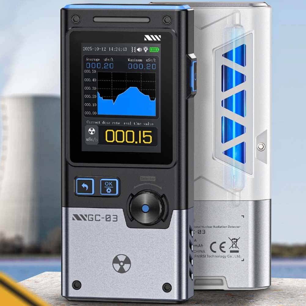 Real Time Measurement GC03 Radiation Detector with Visual and Vibration Alerts