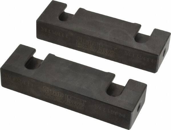 1 Pair Snap Jaws 4MSJ-100 Soft Steel Vise Jaws for 4″ Vise, Flat/No Step