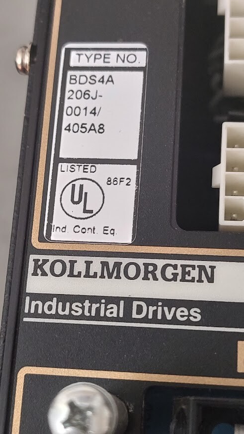 KOLLMORGEN BDS4A-206J-0014405A8 SERVO DRIVE
