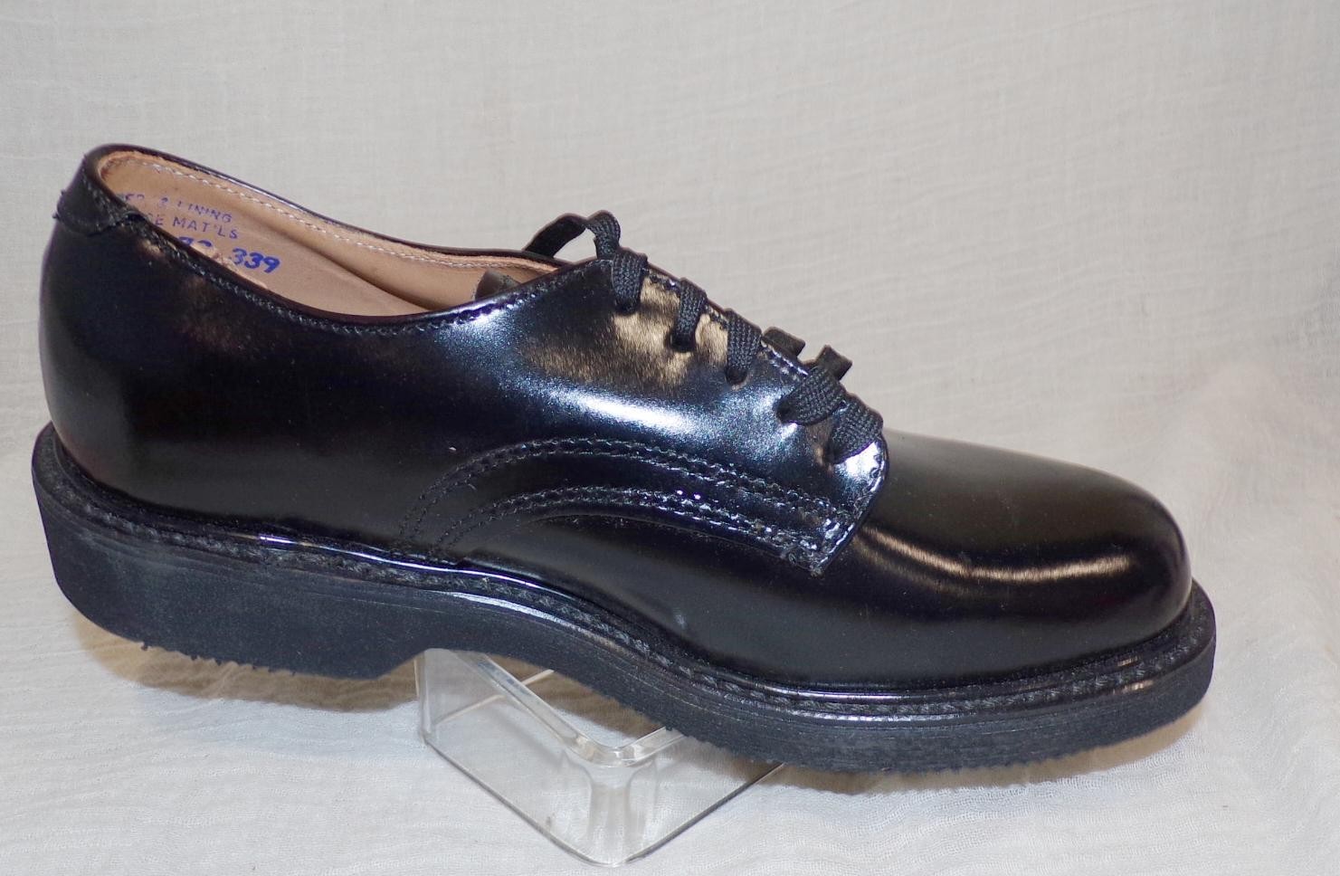 POSTMAN CAROLINA 32 MEN WORK SHOES BLACK LEATHER ARCH SUPPORT OXFORD USA NEW NIB