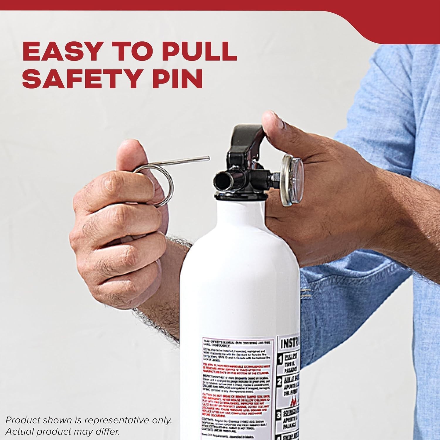 Auto 5 Fire Extinguisher for Cars & Trucks – Compact 2 lb. 5-B:C Protection