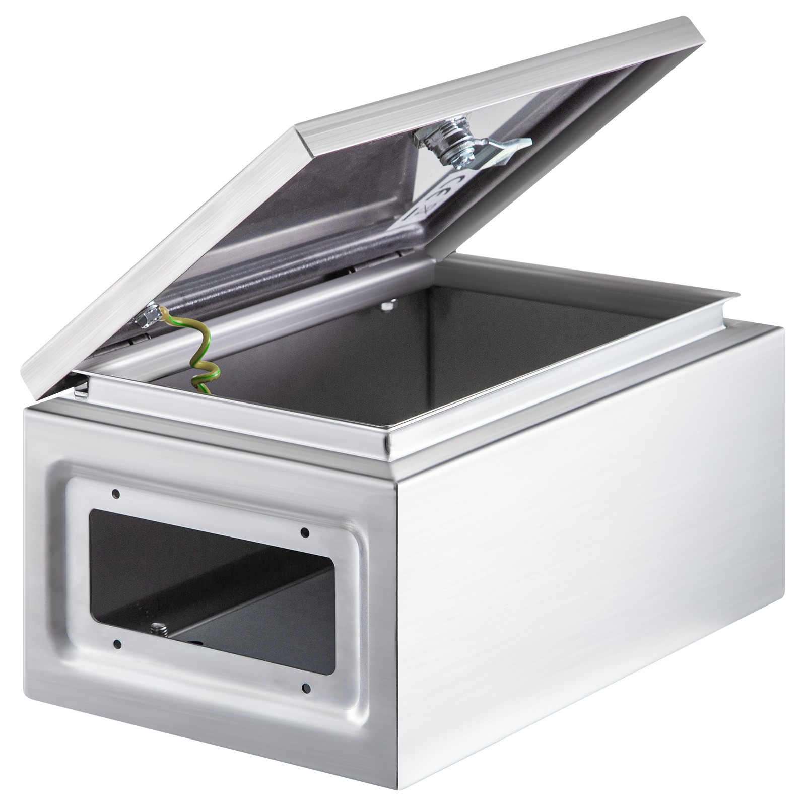 Uimoso Steel Electrical Enclosure Box16x12x8in Stainless Steel for Wiring