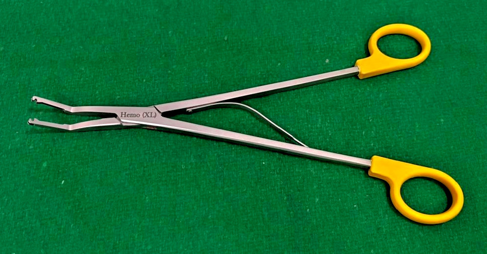 Laparoscopic Open Surgery Hem-o-Lok Applier (XL) Yellow Reusable Instruments