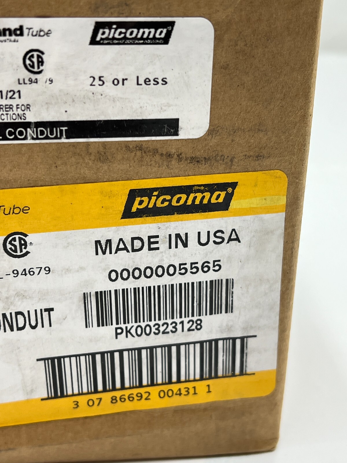 PACK OF 25 Wheatland Tube Picoma 3/4″ x Close RIGID STEEL Conduits 5565