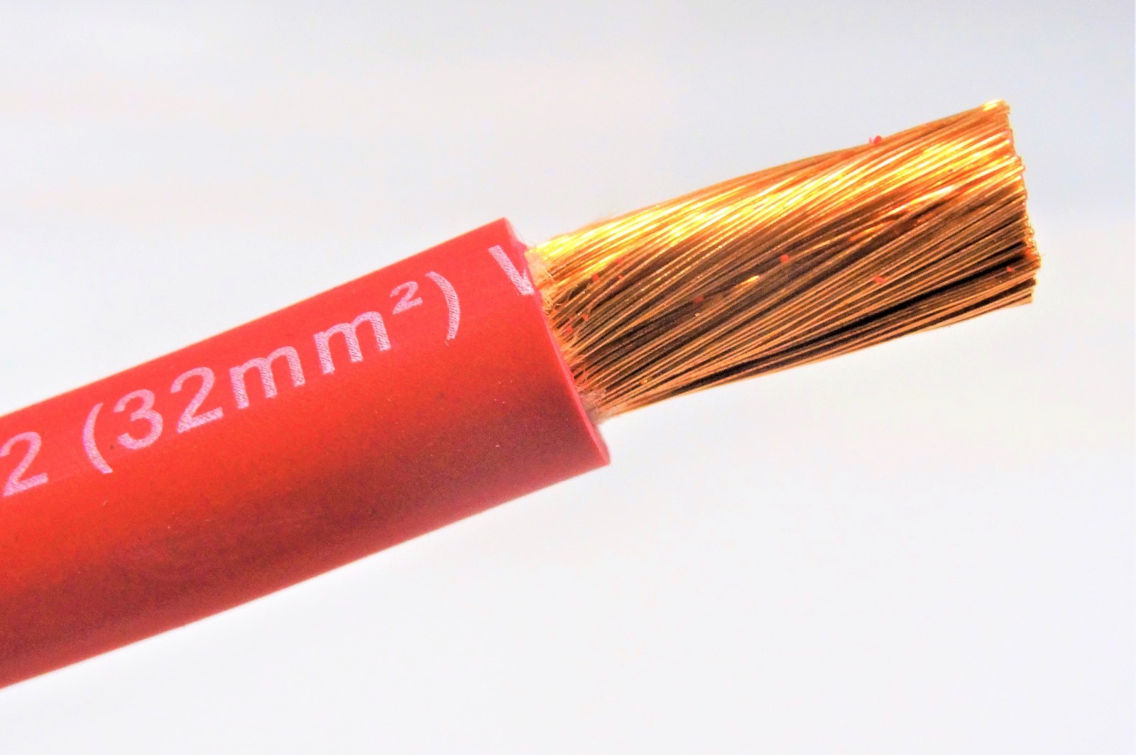 15′ FT EXCELENE 2 AWG GAUGE WELDING & BATTERY CABLE RED NEW MADE IN USA COPPER