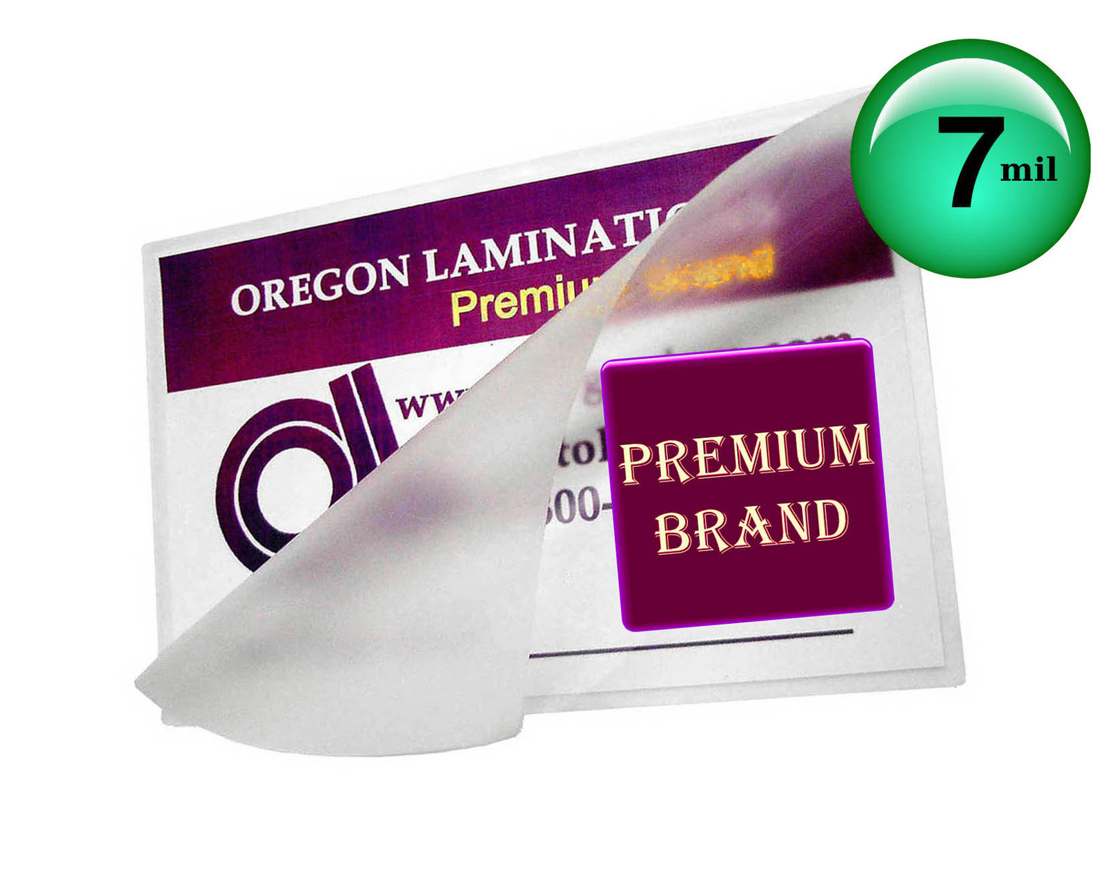 School ID Cards 7 Mil Hot Laminating Pouches 2-1/2 x 3-5/8 (100/pack) Clear