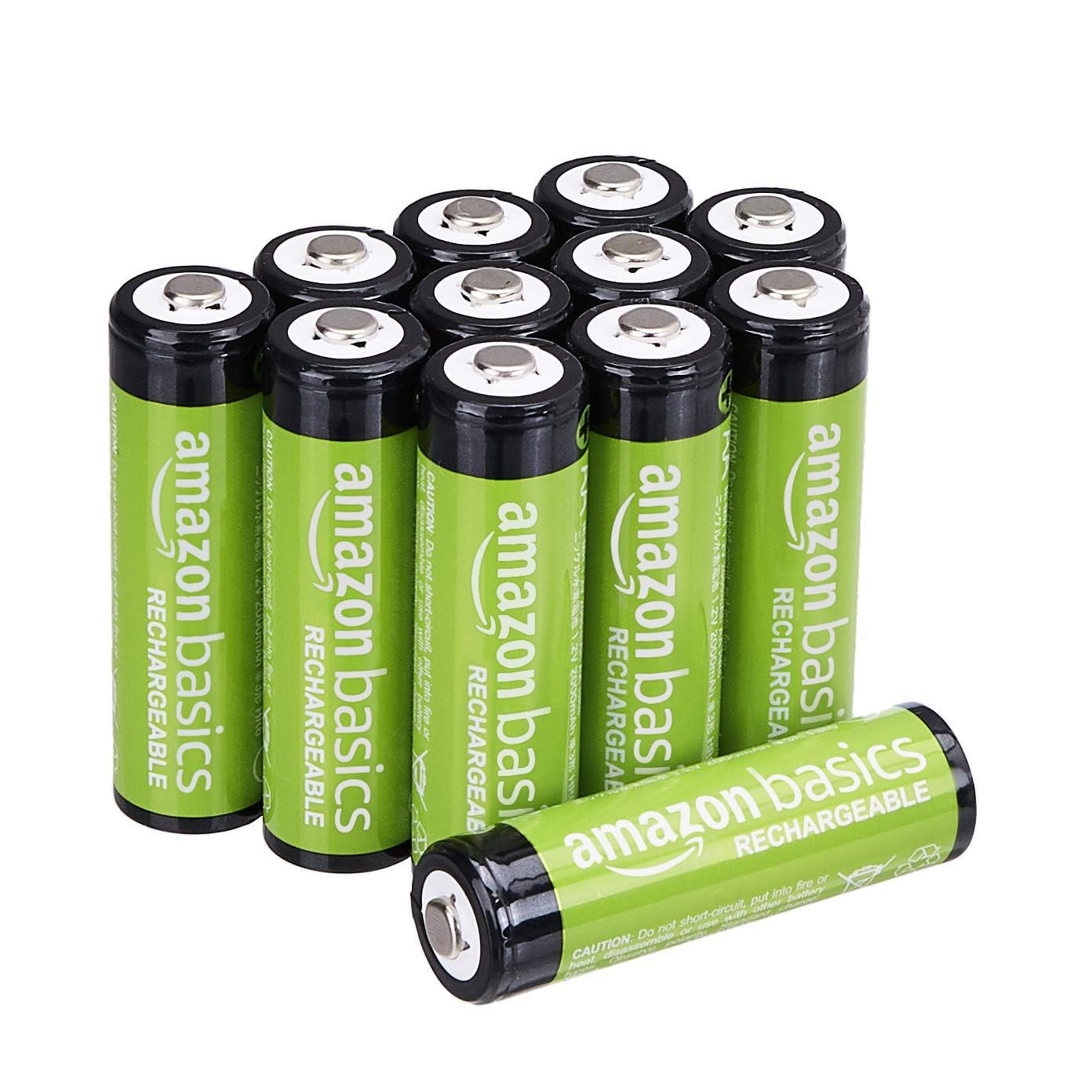 Retailer Basics 12-Pack Rechargeable Aa Nimh Performance Batteries 2000 Mah 1.2V