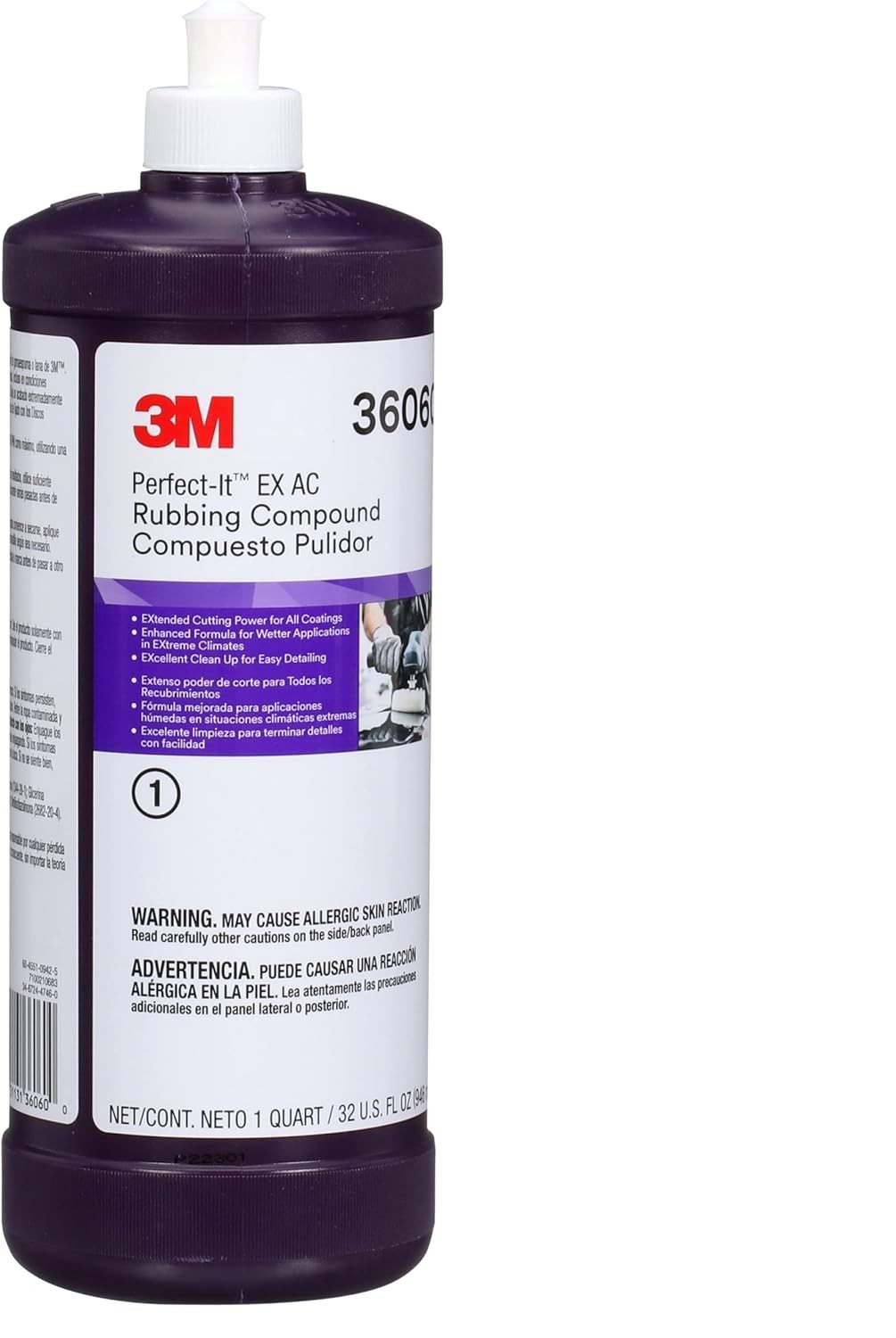 Rubbing Compound 32oz Fast Cutting Automotive Polish Compound High Performance