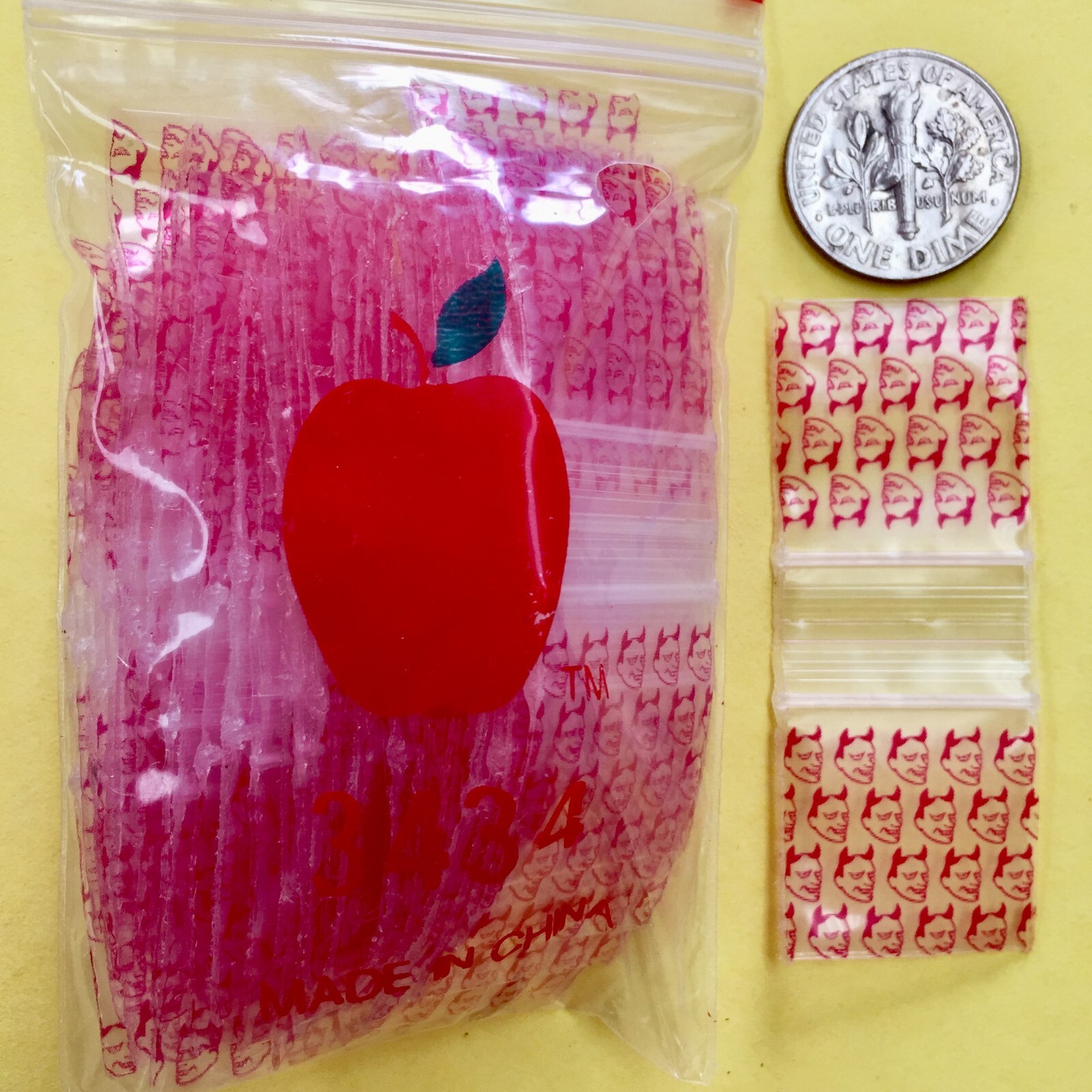 3838 MINI ZipSeal BAGS 10 DESIGN MIX 1000PCS OR CHOOSE 3/8″ X 3/8″, 👀Details🔽