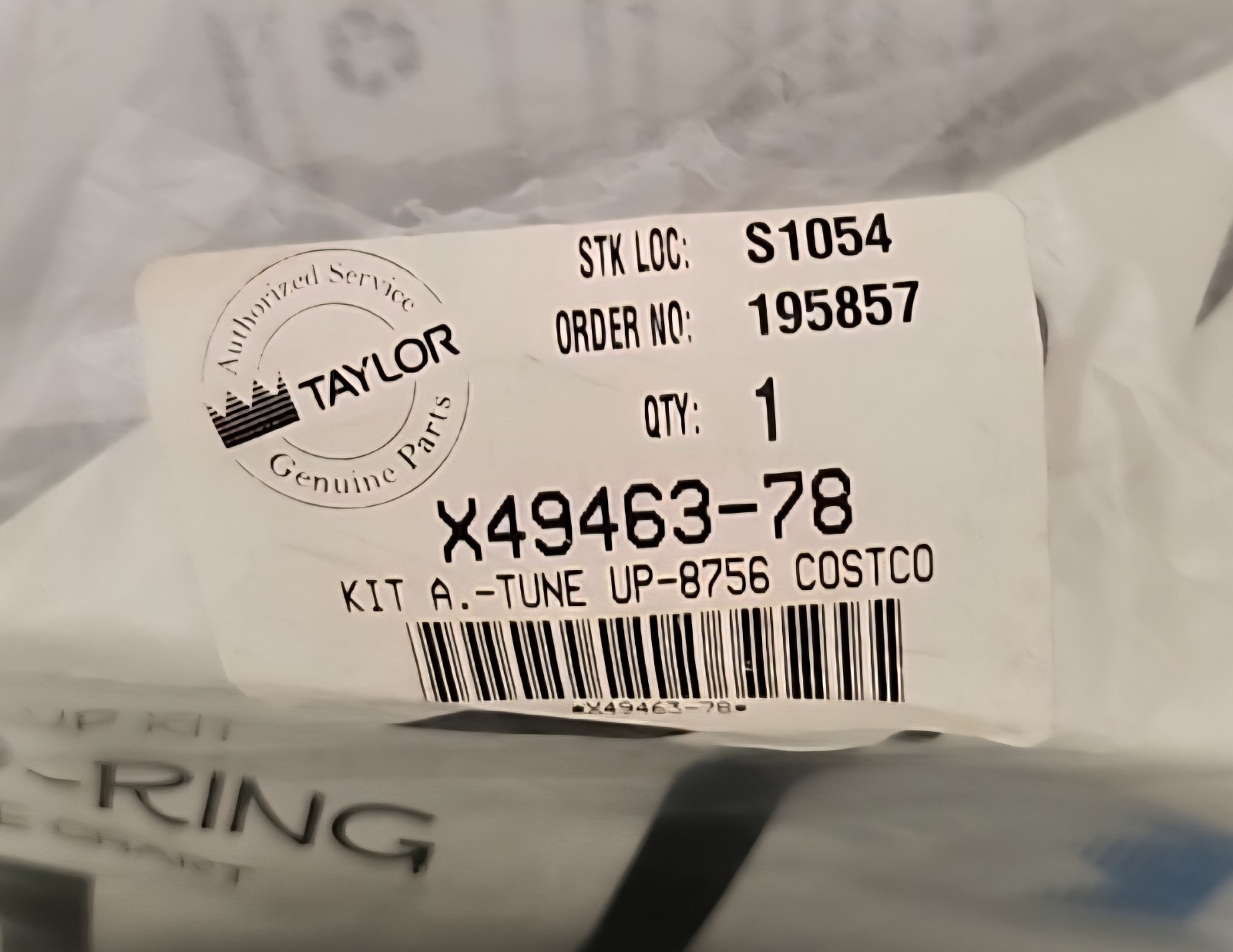 TAYLOR Kit A. Tune 8756 COSTCO. X49463-78 New Sealed Package