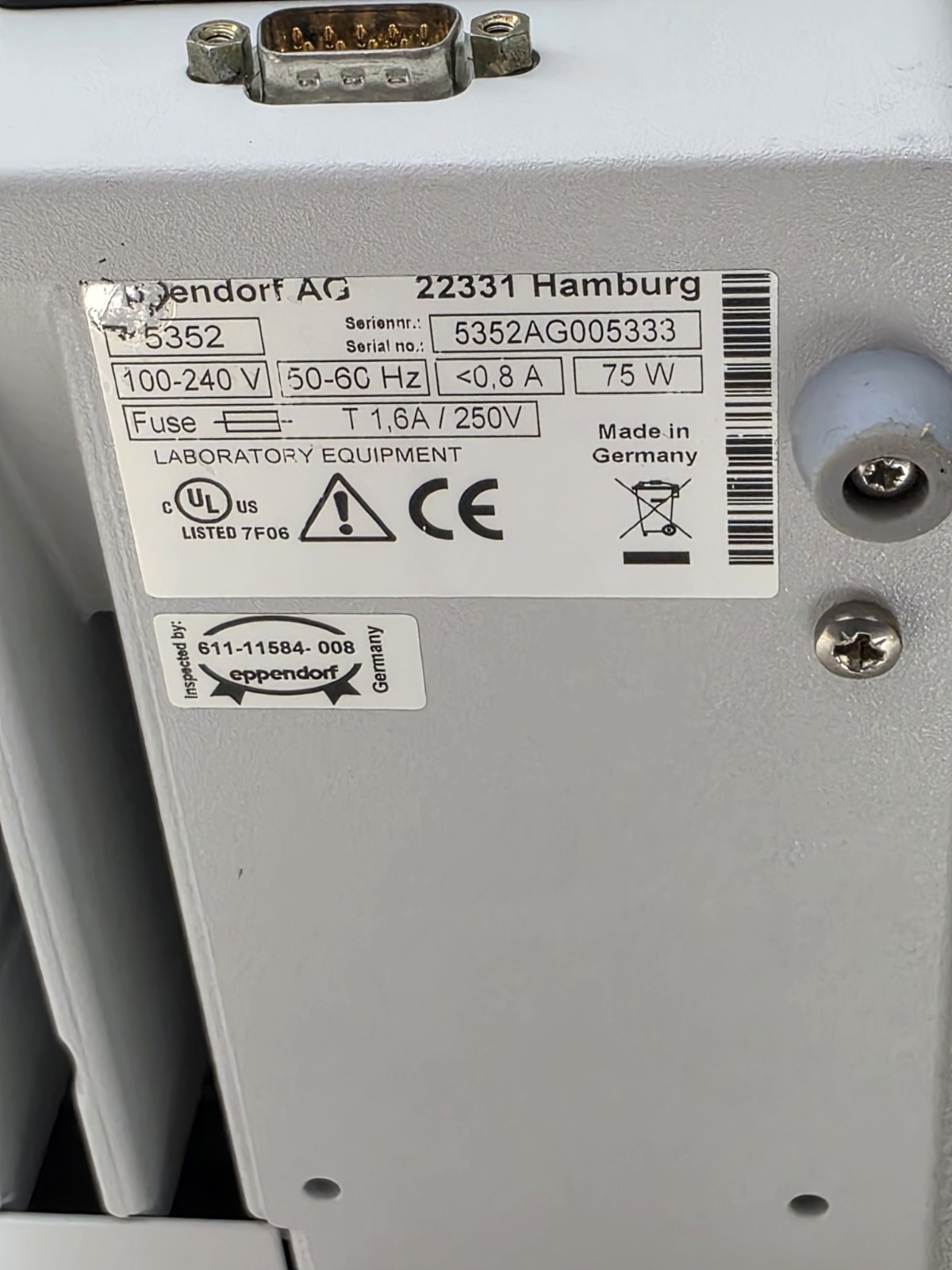 Eppendorf 5352 ThermoStat Plus Heater Chiller w/ 1.5 mL Block w/ Free Shipping