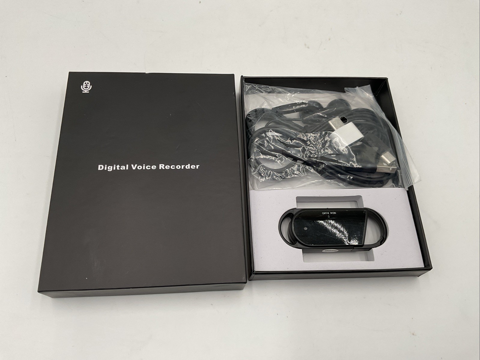 64GB Digital Voice Recorder Portable Audio Device W/USB Cable Earphones NEW