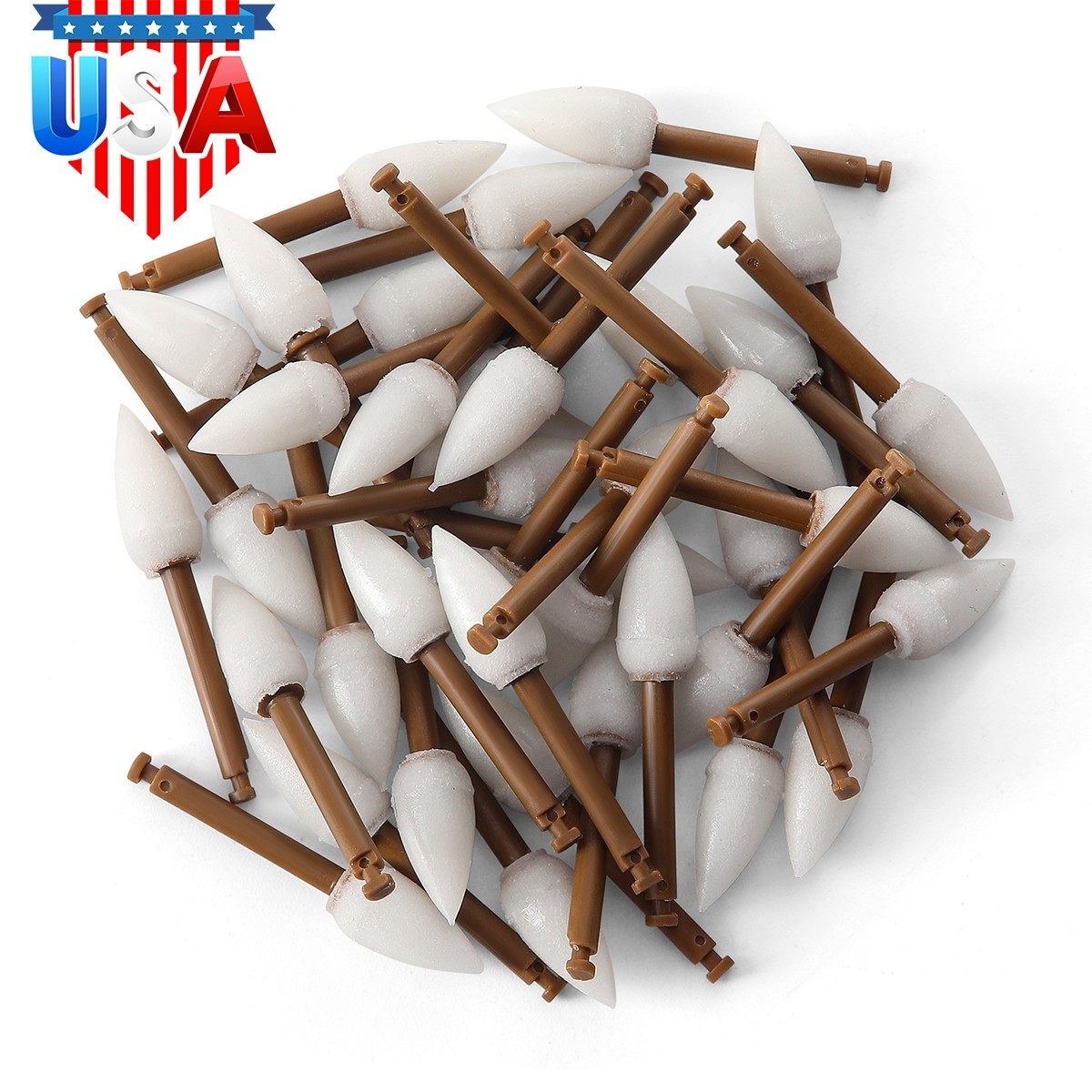 40pcs Dental Finishing Finisher Points Composite RA Polishing Polisher AZDENT