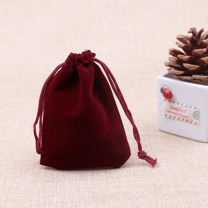 (10 PACK) VELVET BAGS 4″ x 3.5″ plush party favor wedding gift jewelry pouch