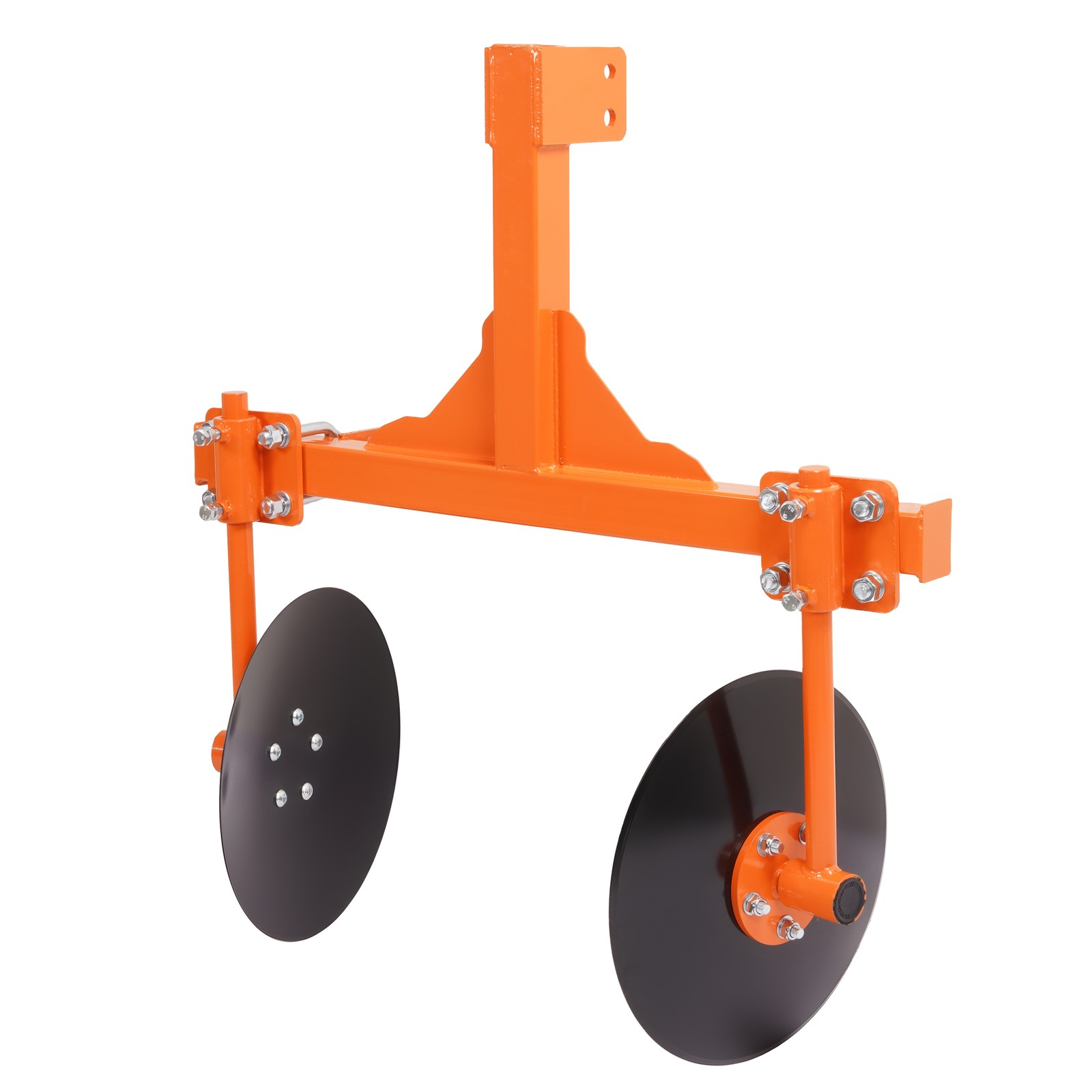 48″ Adjustable Disc Bedder Disc Harrow For Cat 1 Tractors Steel 3 Point