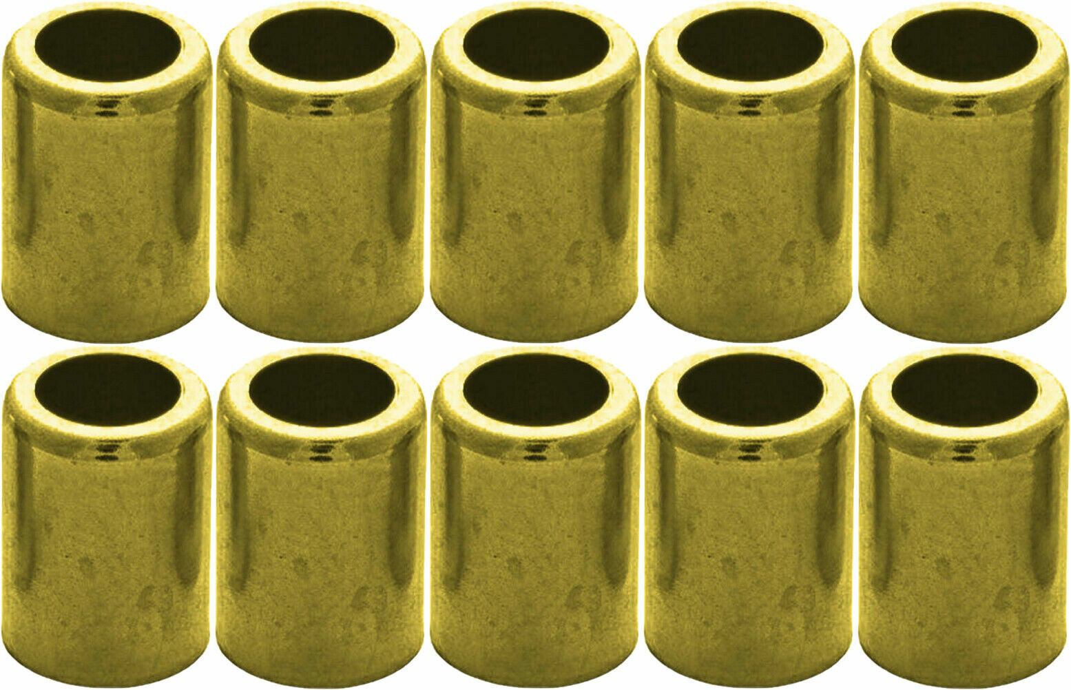 Brass Ferrule for Air and Water Hose 7328 1/4″ ID/.656 ID/1.000 L/.437 P 10-Pack