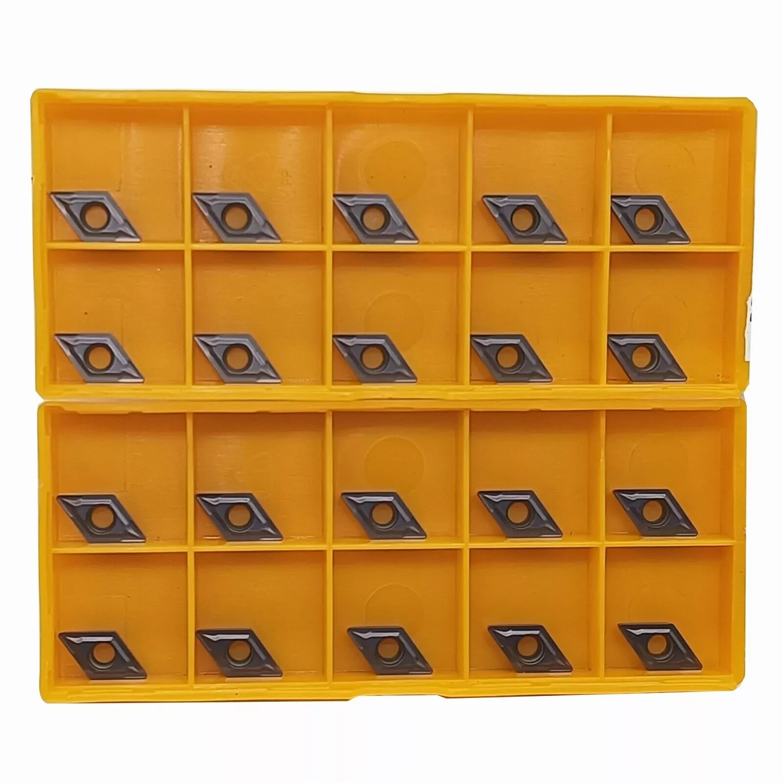 20Pcs DCMT070204 205 DCMT21.51 Carbide Inserts For Lathe Turning Tool Boring