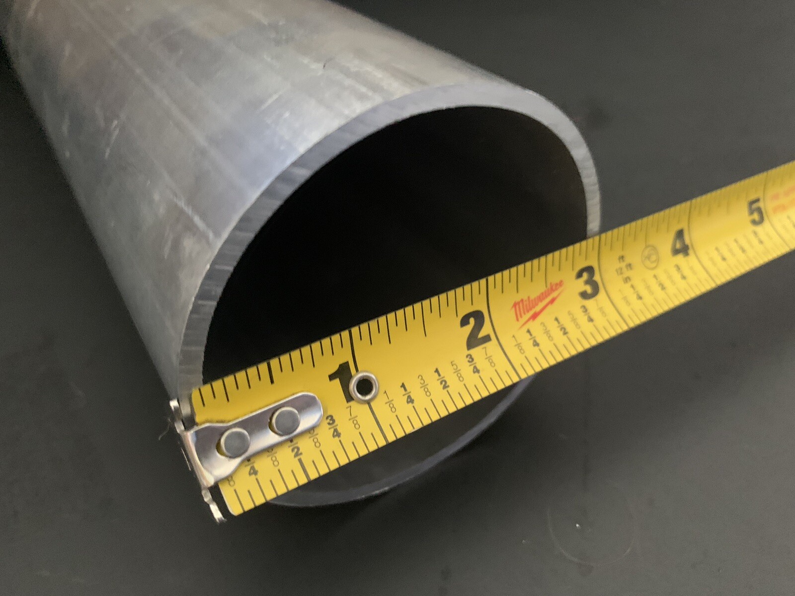 3″ OD x 2-3/4″ ID x 12″ x 1/8″ Wall 6061 Aluminum Round Tube 3″OD x .125 wall