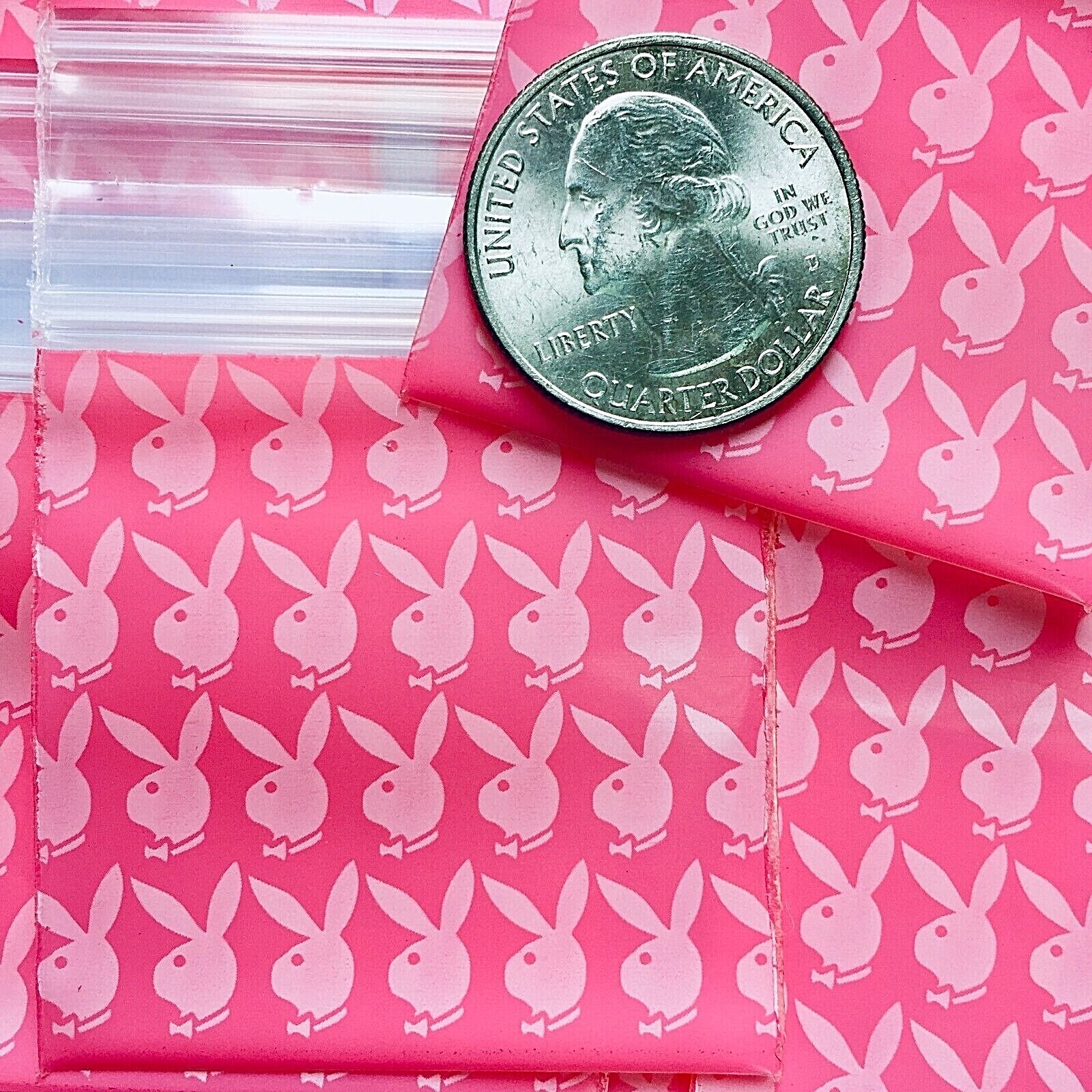 BaggiesSince1987 – 175175 Design Zip Bags 100PCS BUNNY ON PINK 3MIL, READ DETAIL