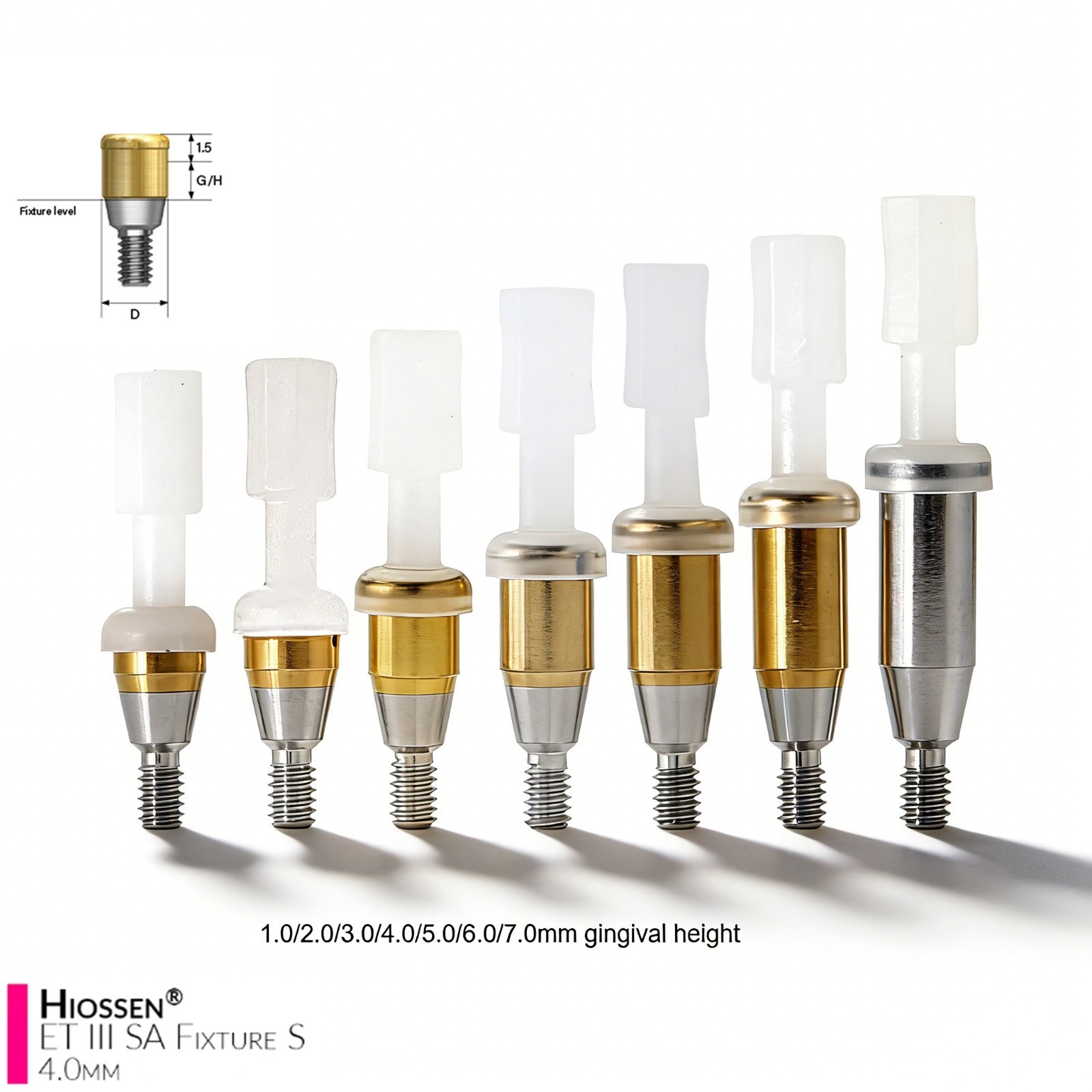 US Zest Locator Syst Overdenture Abutment for Hiossen ET Regular Anchor Platform