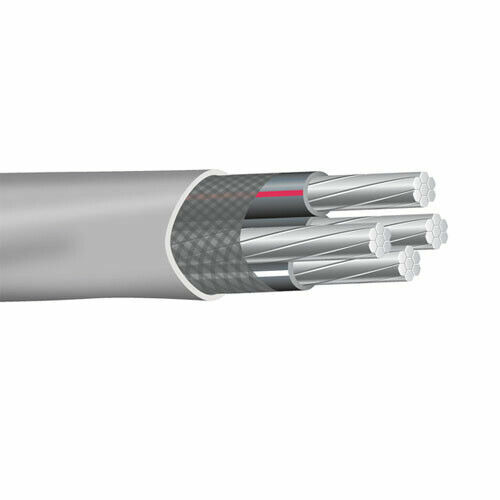 4-4-4-6 Aluminum SER Service Entrance Cable PVC Jacket Lengths 25′ to 1000′