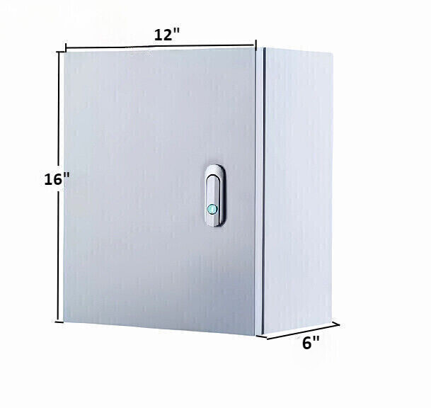 16″ Carbon Steel Electrical Enclosure Junction Box 16″x12″x6″