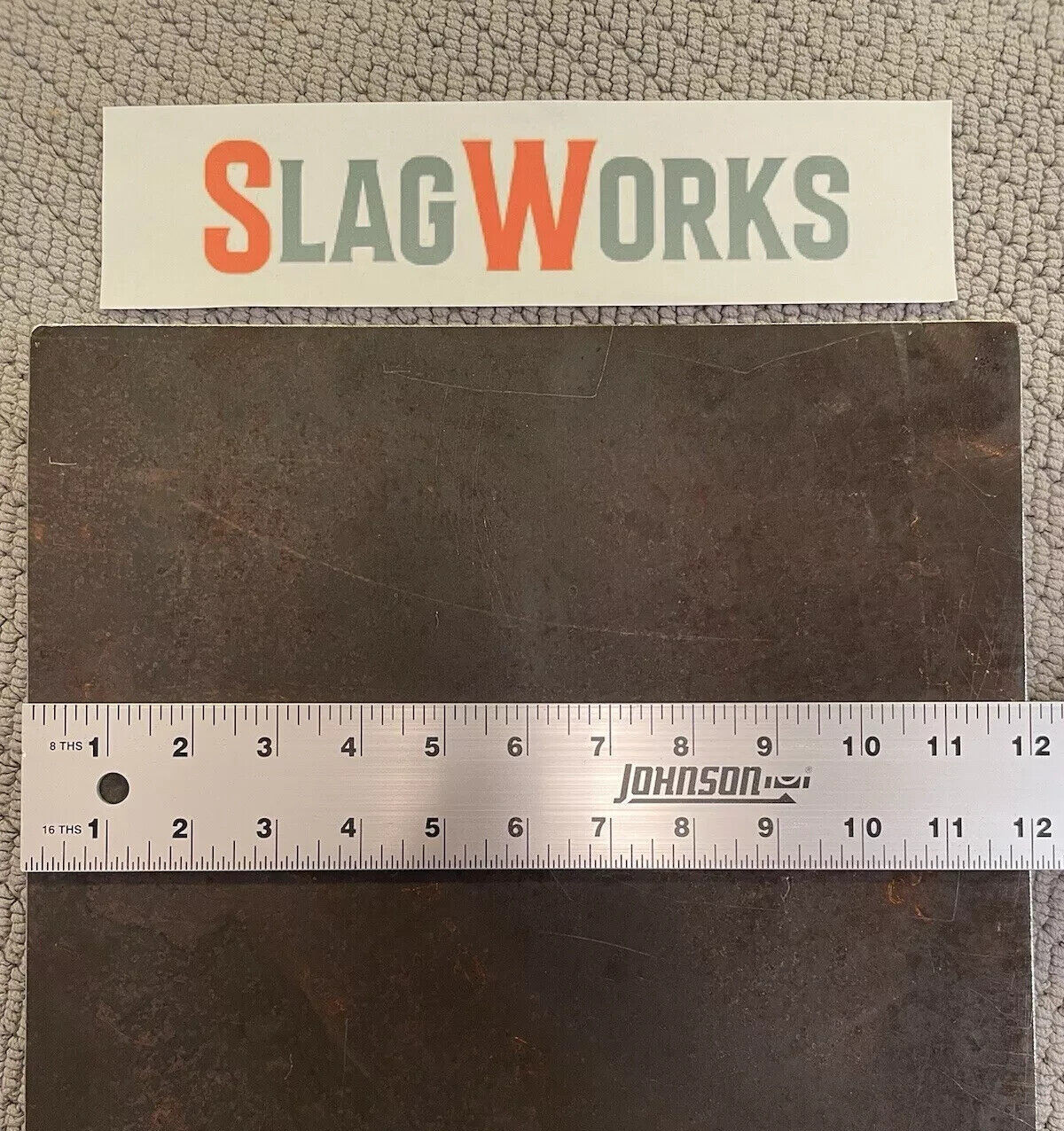 3/8x10x12 inch steel plate 10”x12” A36 Hot Roll Flat .375″ Thick