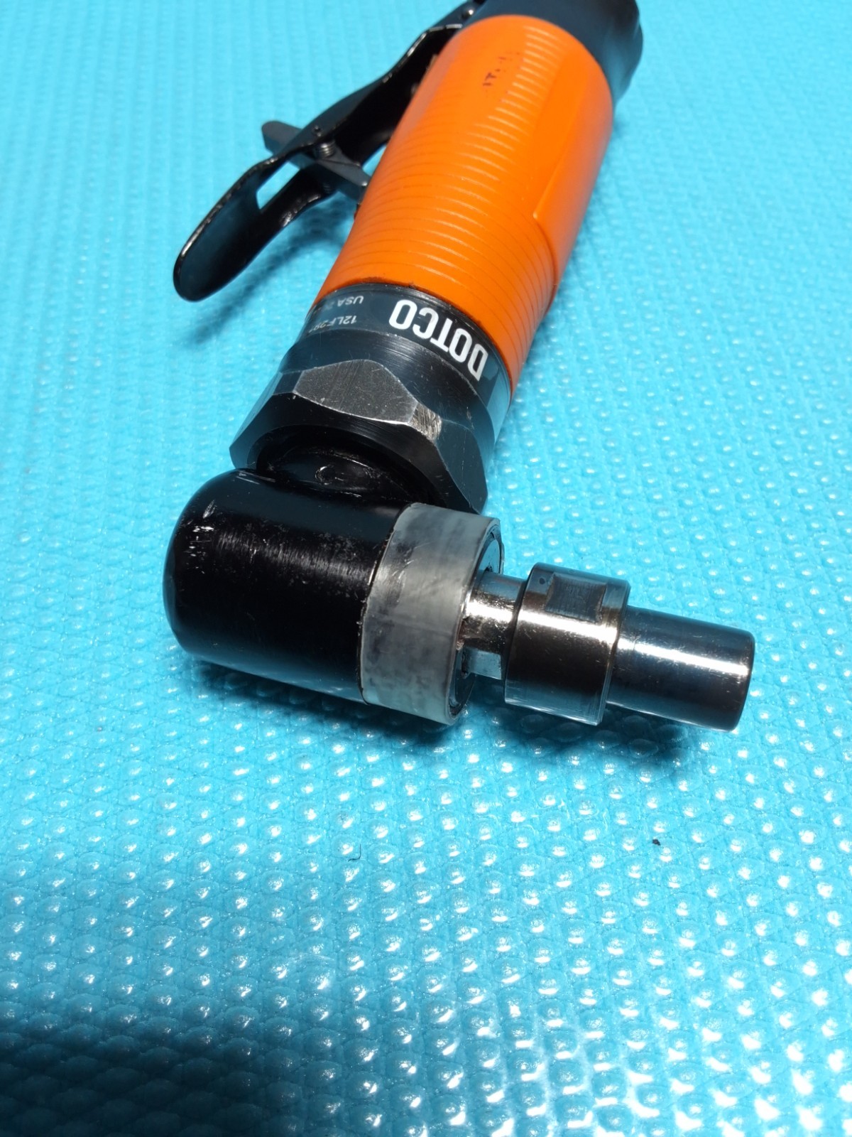 Dotco 12LF281-36 Right Angle Die Grinder, 20,000 RPM — 1/4″ Collet.