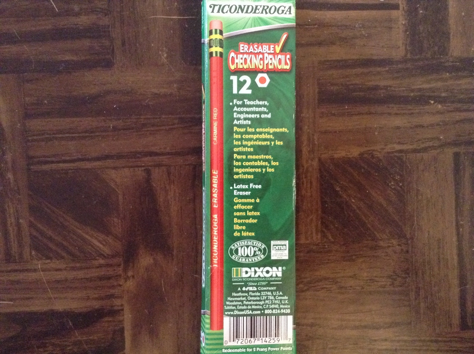 ticonderoga rec erasable checking pencils