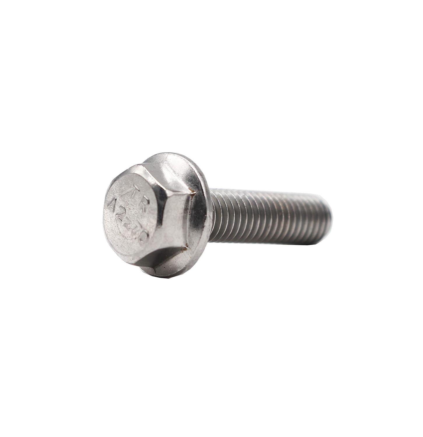 10Pcs M8-1.25 X 20Mm Flanged Hex Head Bolts Flange Hexagon Screws, Stainless Ste