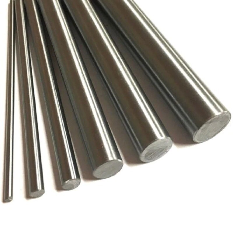 304 Stainless Steel Round Rod Bar Ground Stock Linear 500mm Length 2.5-25mm Dia.