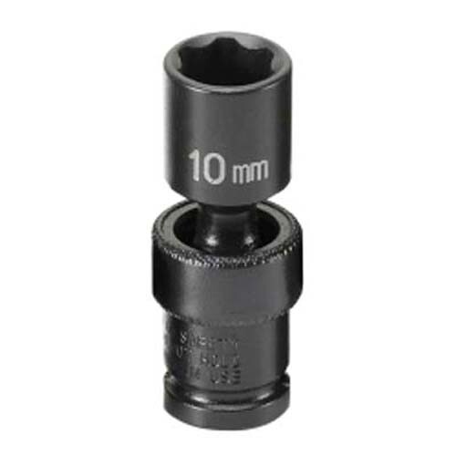 Grey Pneumatic 910UMS 1/4″ Surface Drive x 10mm Standard Universal Socket