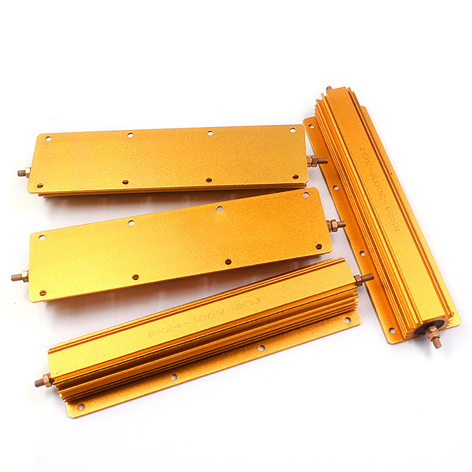 RX24 5/10/25/50/100/200/300/500W Power Golden Aluminium Wire wound Resistors