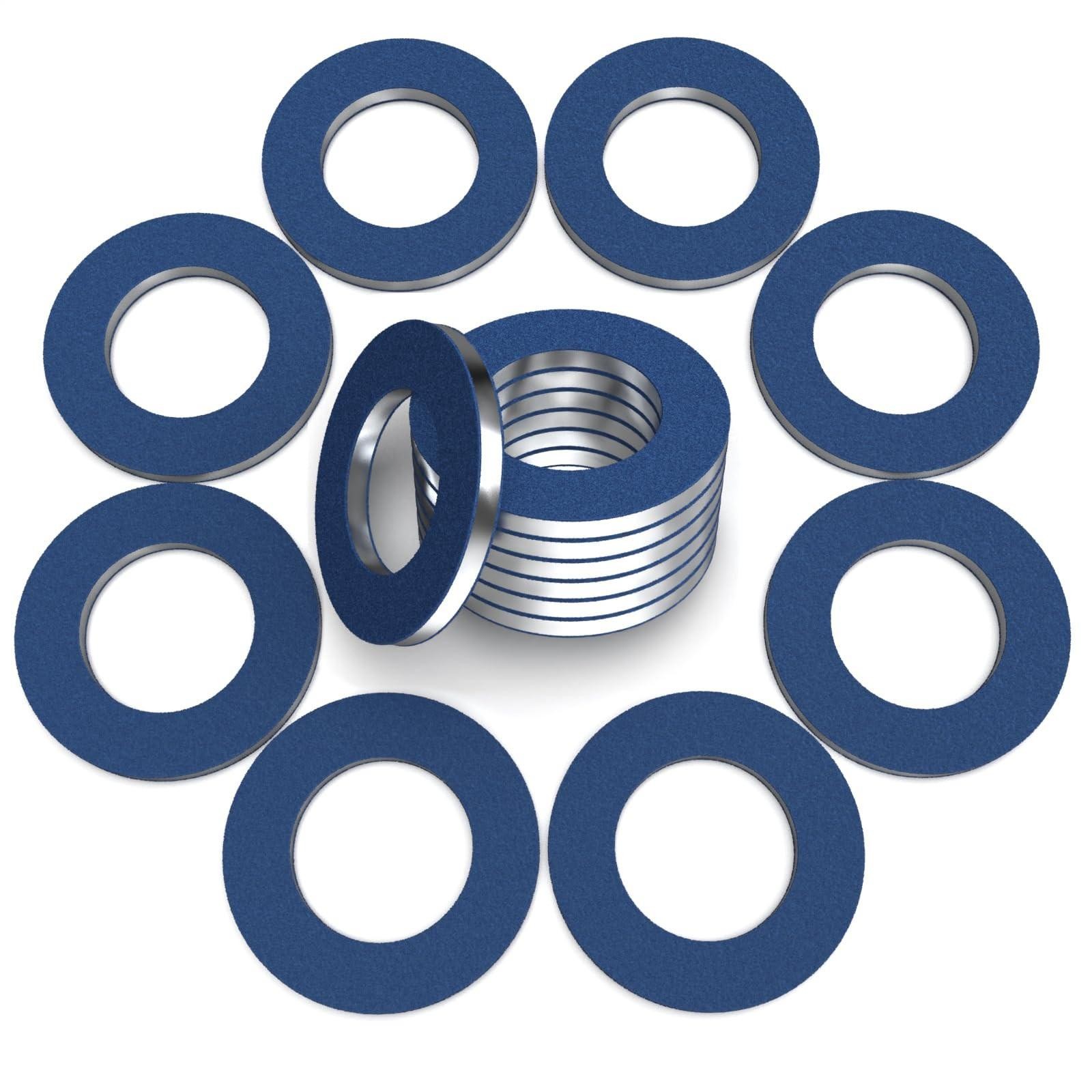 24PCS M12 Oil Drain Plug Gasket Aluminum Crush Washer for Toyota Lexus Scion
