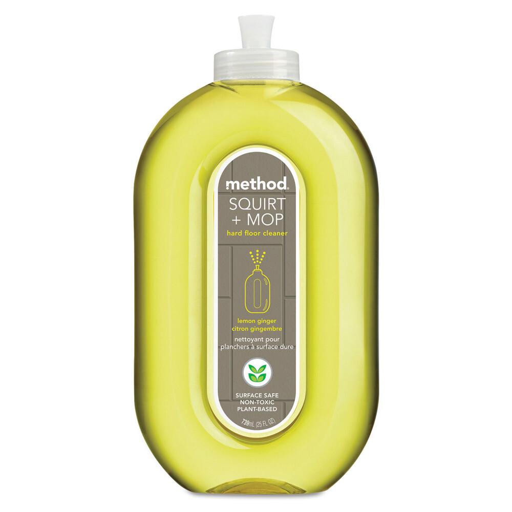 Method 00563 25 oz Spray Bottle Hard Floor Cleaner – Lemon Ginger Scent New