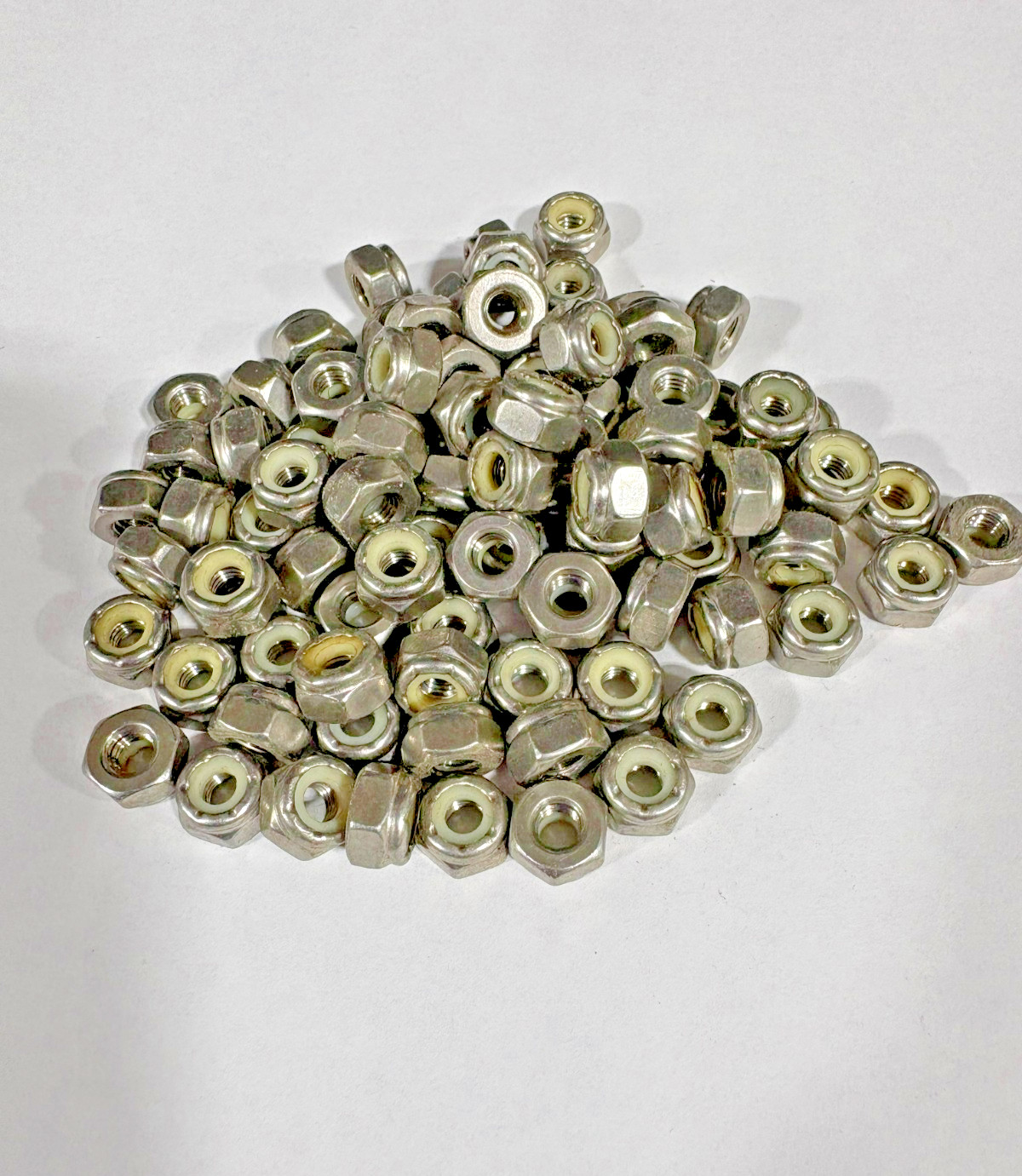 10-32 NYLOCK NUT Stainless Steel 25 pcs